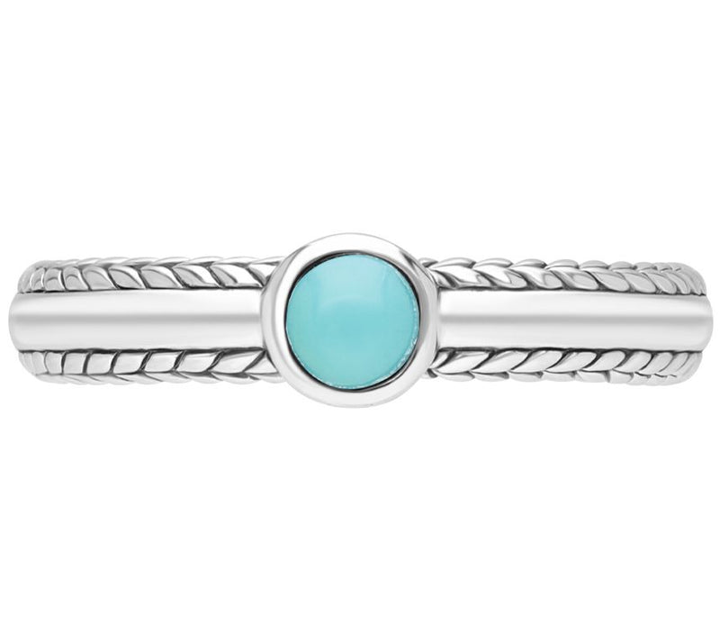 Tiffany Kay Silver Gemstone Stackable Ring Set — View 4
