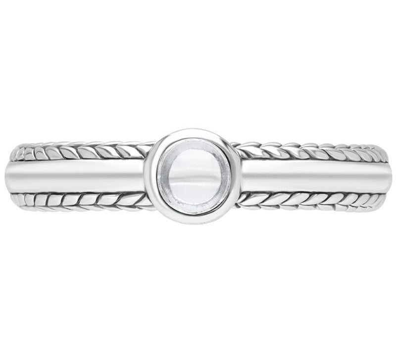 Tiffany Kay Silver Gemstone Stackable Ring Set — View 3