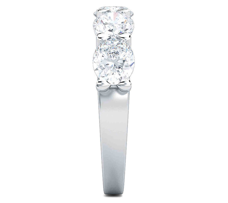 Vida Lab Diamonds 1.00 cttw Lab Grown Ring,14K White Gold — View 5