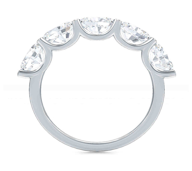 Vida Lab Diamonds 1.00 cttw Lab Grown Ring,14K White Gold — View 4