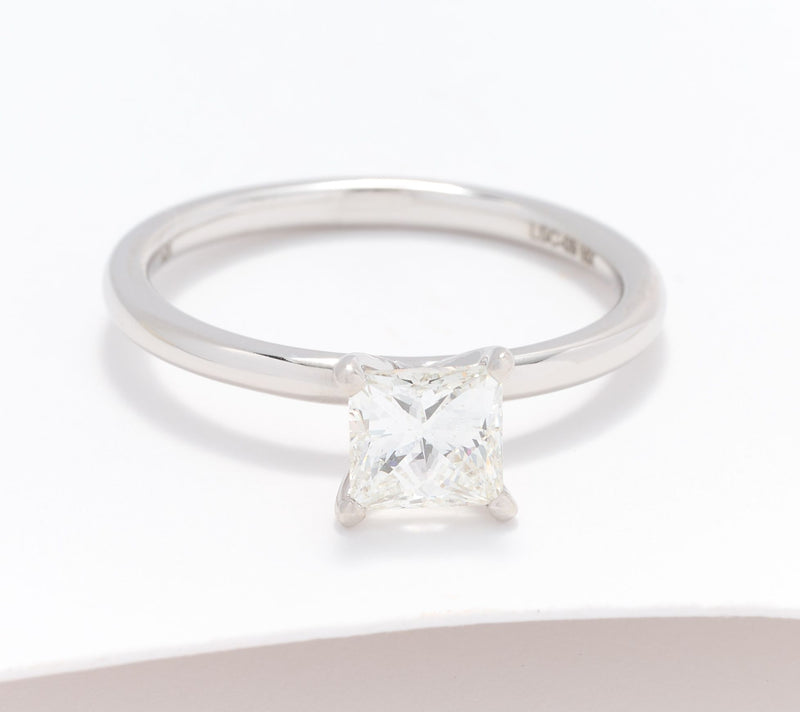 Affinity Diamonds 1.00ct Princess Ring, 14K Gold — Main view