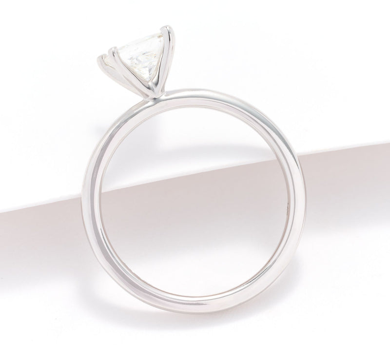 Affinity Diamonds 1.00ct Princess Ring, 14K Gold — View 5