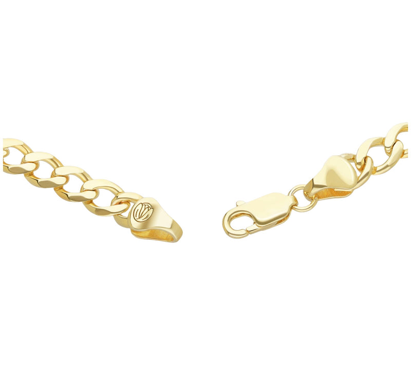 Goddaughters 14K Gold Clad White Topaz Tulip Bracelet — View 3