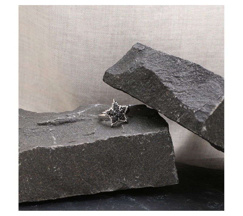 Margo Manhattan Sterling Silve r Spinel Sophia Star Ring — View 4