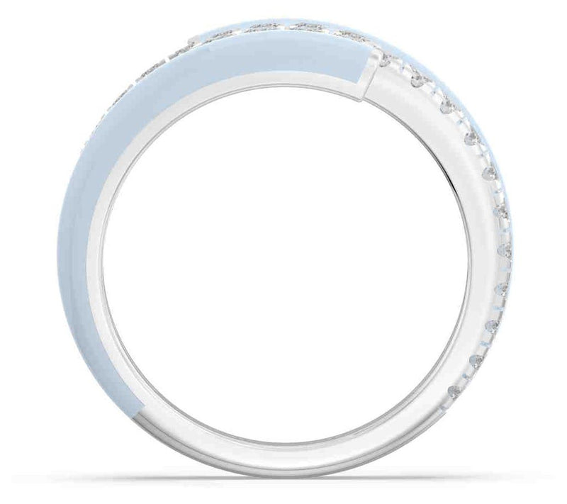 Vida Lab Diamon ds Lab Grown Double Wrap Ri ng, Sterling — View 8