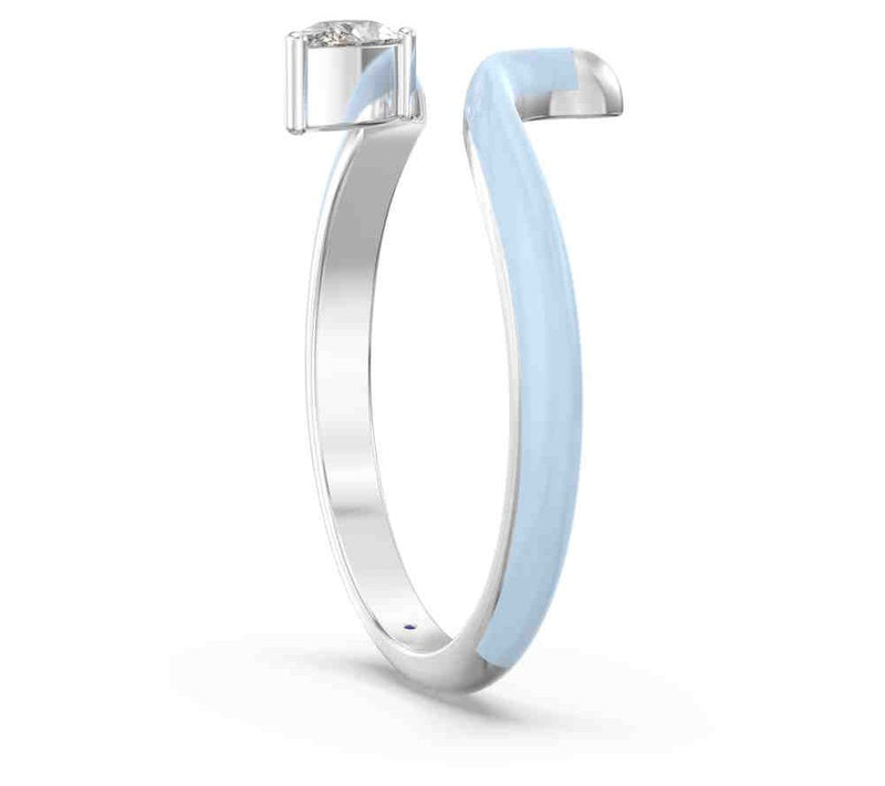 Vida Lab Diamonds Ceramic Chic Serpentine Wraping, Sterling — View 7