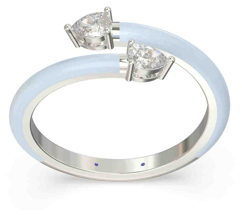 Vida Lab Diamonds Lab Grown Snake Wrap Ring,Sterling — View 6