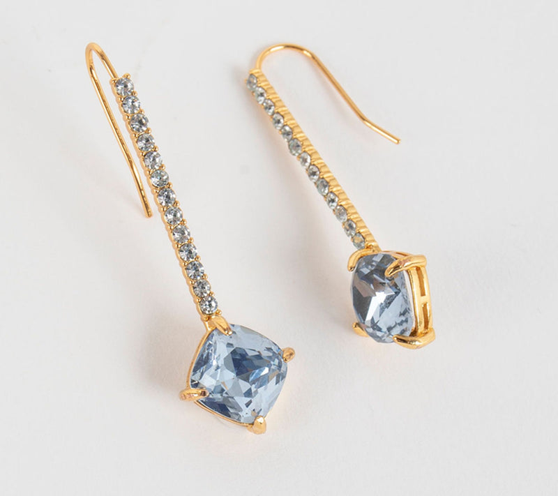 Violet & Brooks Brooke Crystal Drop Earrings — Main view