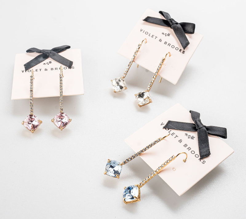 Violet & Brooks Brooke Crystal Drop Earrings — View 8