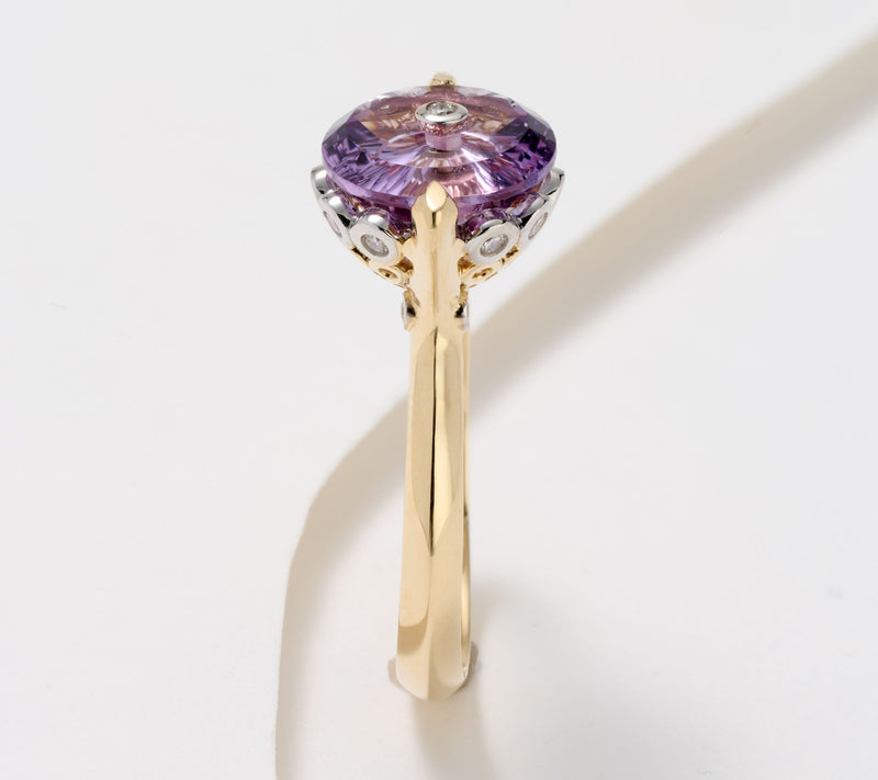 Glenn Lehrer Torus Cut Gemstone Circles Ring, 14K Gold — View 12