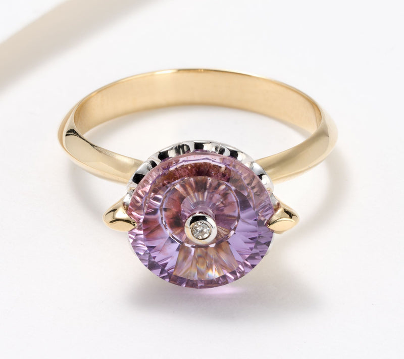 Glenn Lehrer Torus Cut Gemstone Circles Ring, 14K Gold — View 11