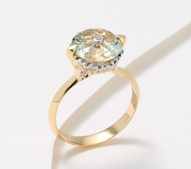 Glenn Lehrer Torus Cut Gemstone Circles Ring, 14K Gold — View 7