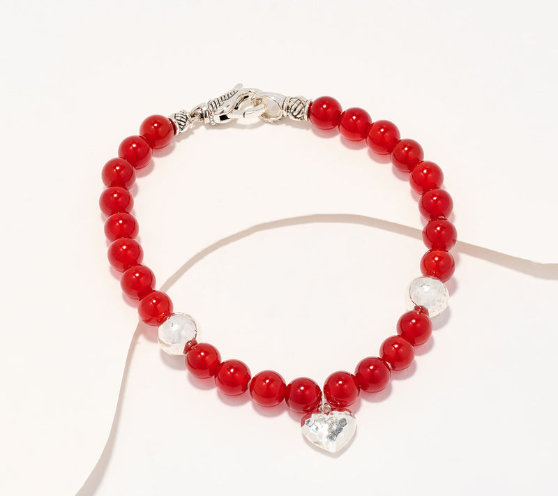 JAI Sterling Silver American Bead Charm Bracelet — View 5