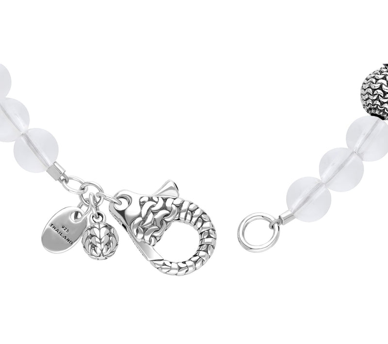 Tiffany Kay Studio Sterling Rock Crystal Bead Station Bracelet — View 4
