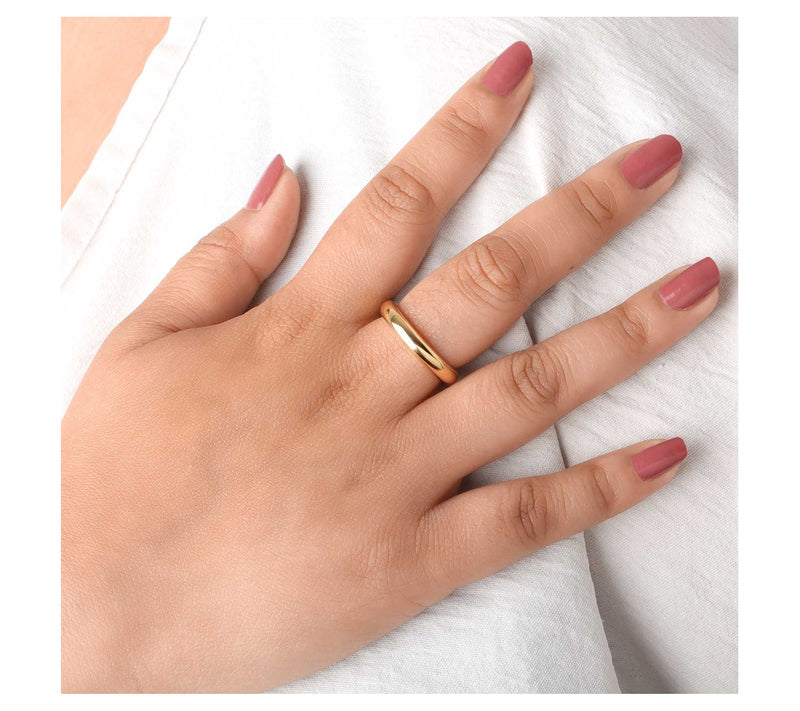 BellaOro Silk Fit Stack Ring, 14K Gold Over Resin — View 10