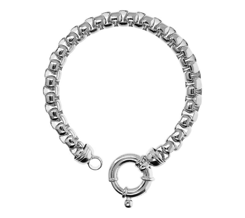 Italian Bronze x David Markstein Bold Box Chain Bracelet — Main view