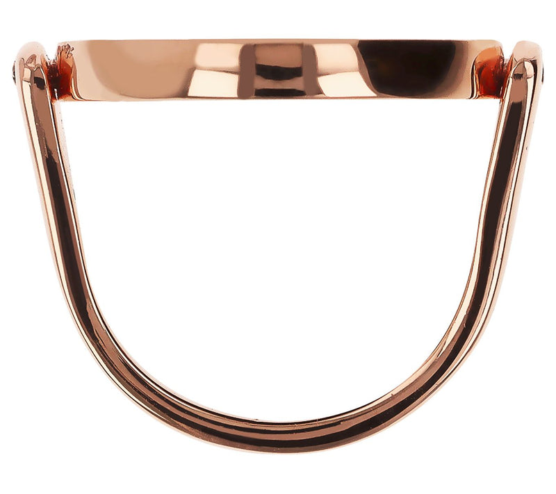 David Markstein Bronze Reversible GemstoneRing — View 4