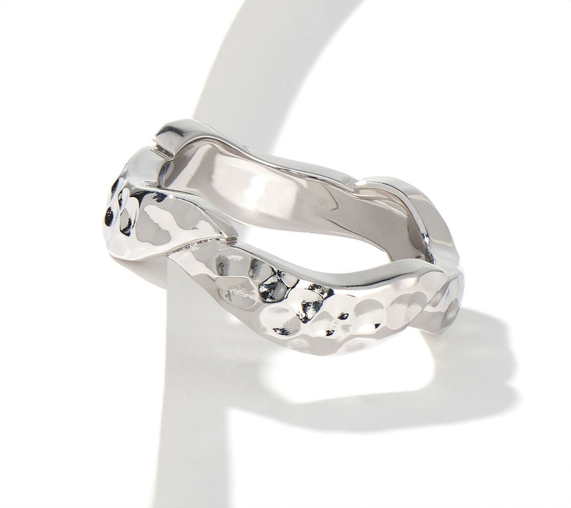 Christian James by Scott Grimes Sterling Silver Ripple Stack Ring — Main view