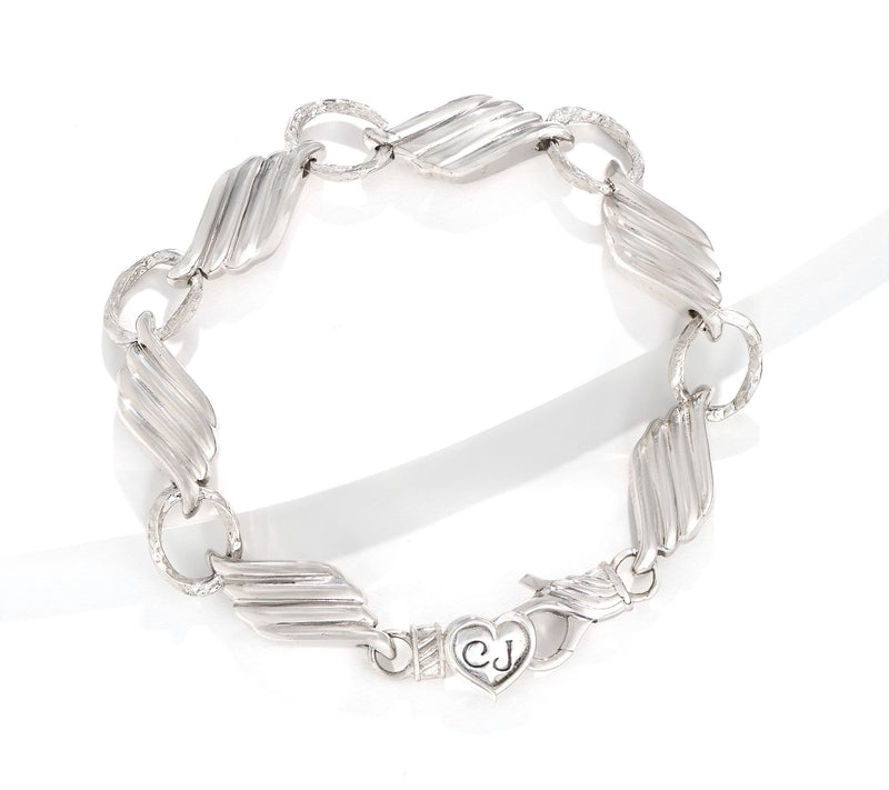 Christian James by Scott Grimes Sterling Silver Ripple Link Bracelet, 21.0g — Main view