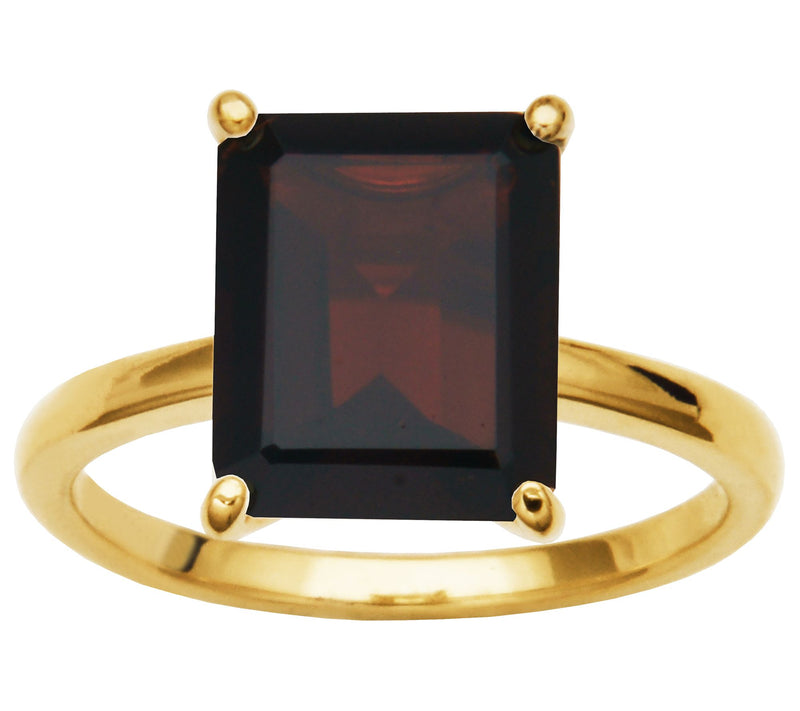 Affinity Gems 4.50 cttw Garnet Ring, 18K Gold Plated — View 2