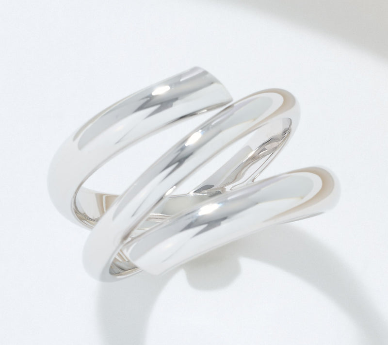 David Markstein 14K Gold Multi Wrap Triple Band Ring — View 5