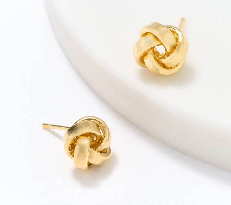 David Markstein Bronze Love Knot Stud Earrings — View 16