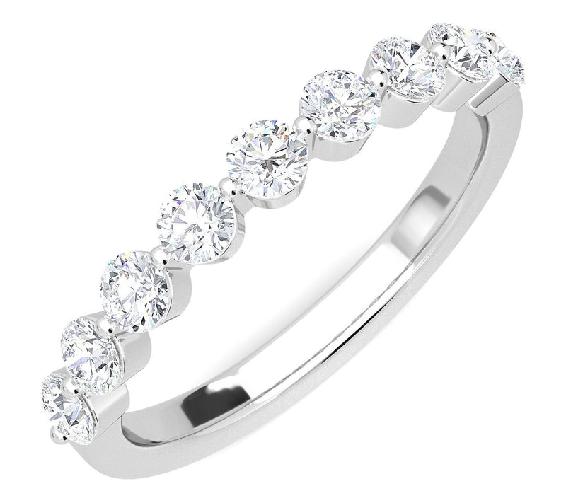Vida Lab Diamonds Created 0.75 cttw Tanya BandRing, 14K Gold — Main view