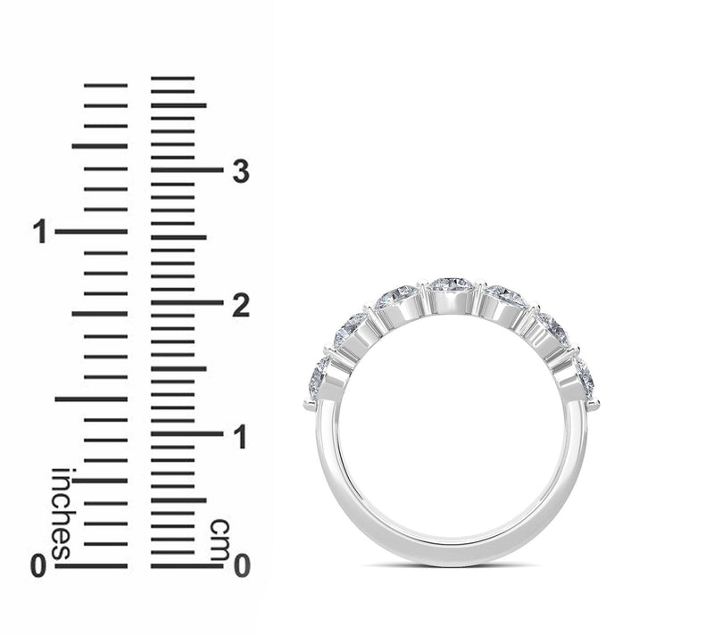 Vida Lab Diamonds Tanya 1.00 cttw Lab Grown Band Ring, 14K — View 6