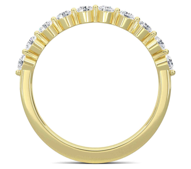 Vida Lab Diamon ds 0.50 cttw Ta nya Half Eterni ty Band Ring, 1 — View 4
