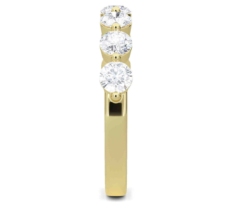 Vida Lab Diamonds 1.00 cttw Tanya Half EternityBand Ring, 14K — View 5