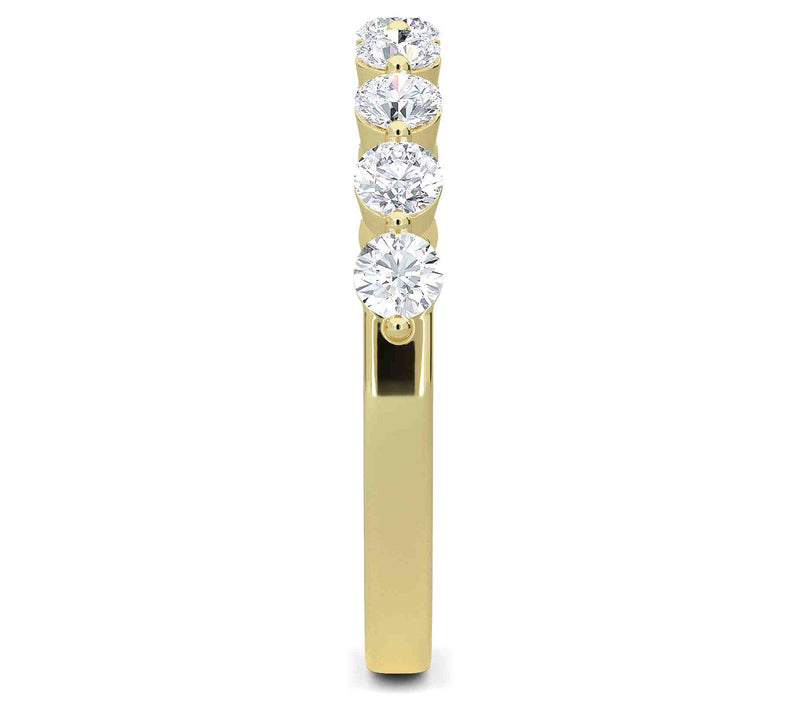 Vida Lab Diamonds Tanya 0.75 cttw Lab GrownBand Ring, 14K — View 5