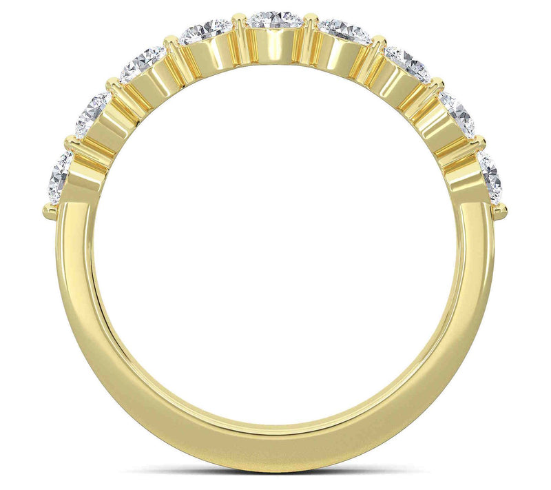 Vida Lab Diamonds Tanya 0.75 cttw Lab GrownBand Ring, 14K — View 4