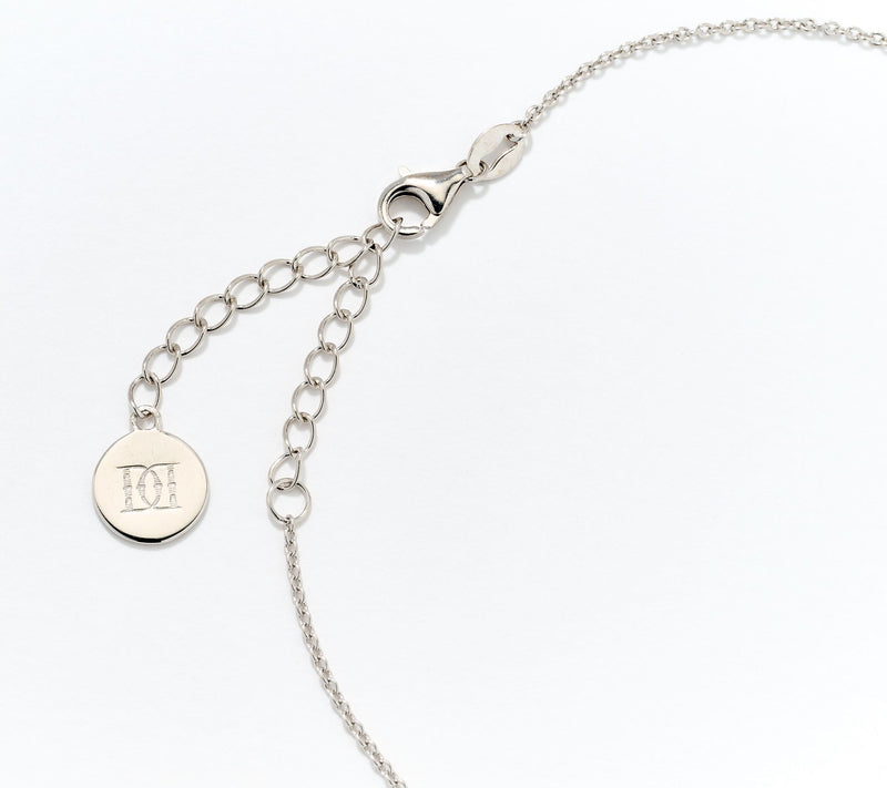 Diamonique x Prince Dimitri Enamel Egg Necklace, Sterling Silver — View 9