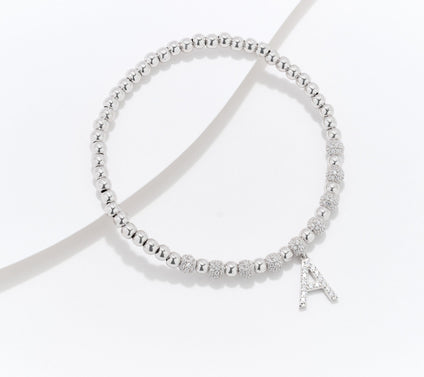 Diamonique x Kathy Levine Name Fame Bracelet, Sterling Silver