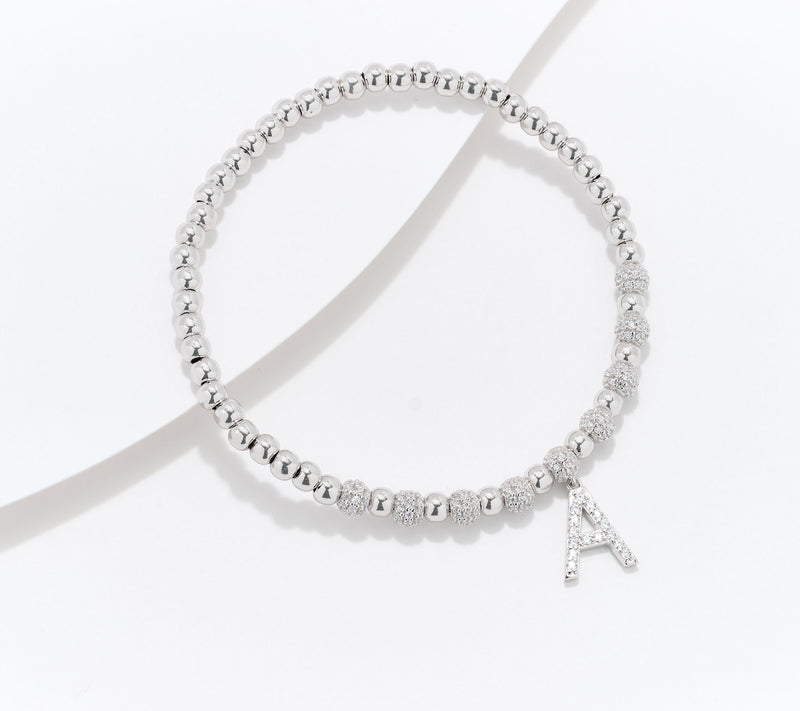 Diamonique x Kathy Levine Name Fame Bracelet, Sterling Silver — View 28