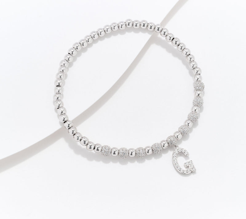 Diamonique x Kathy Levine Name Fame Bracelet, Sterling Silver — View 33