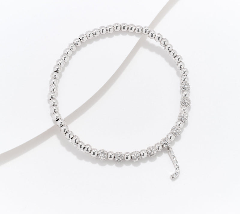 Diamonique x Kathy Levine Name Fame Bracelet, Sterling Silver — View 35