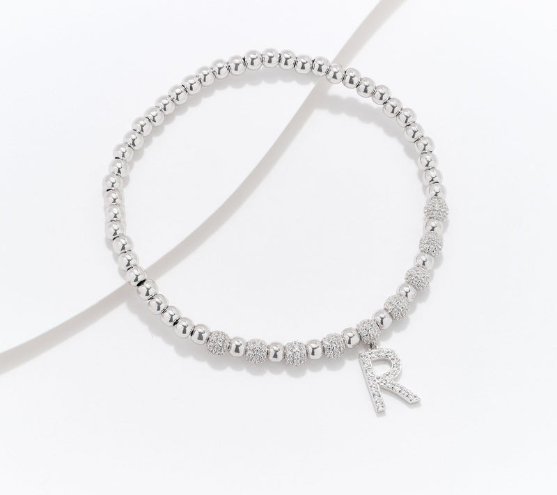 Diamonique x Kathy Levine Name Fame Bracelet, Sterling Silver — View 41