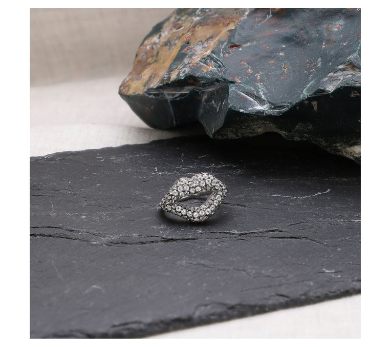 Margo Manhattan Sterling Silver White Topaz Bisoux Ring — View 2