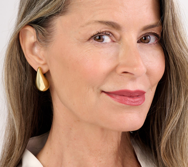 Susan Graver Paisley Drop Earrings — View 3