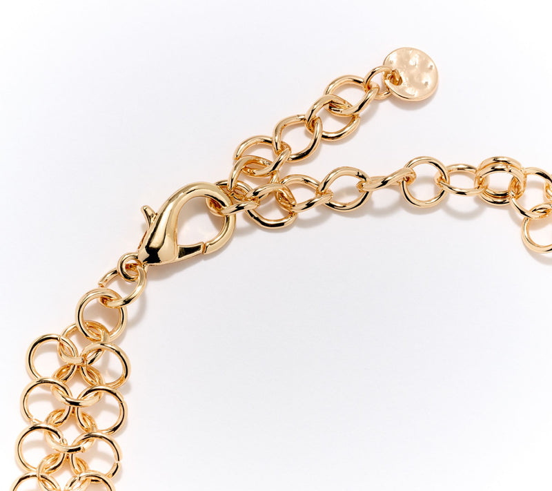 Susan Graver Metal Mesh Statement Necklace — View 7