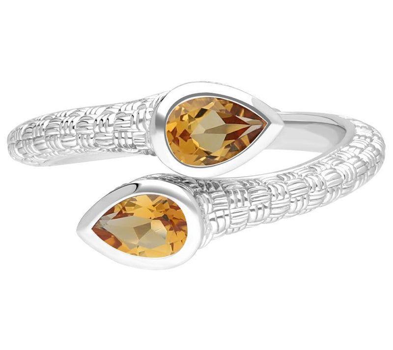 Ariva Sterling Silver Napa Marquise Gemstone Ring — View 10