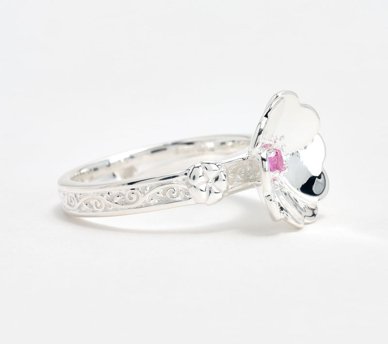 JMH Jewellery Sterling Silver Wild Irish Rose Ring — View 2