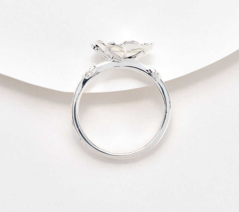 JMH Jewellery Sterling Silver Wild Irish Rose Ring — View 3