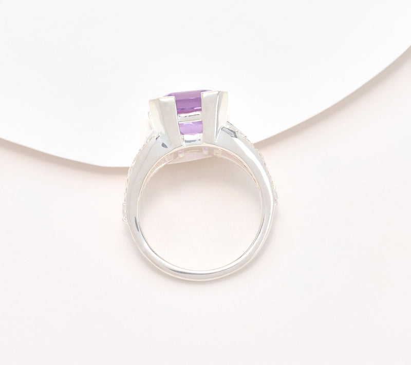 JMH Jewellery Sterling Silver Large Gemstone Celtic Ring — View 7