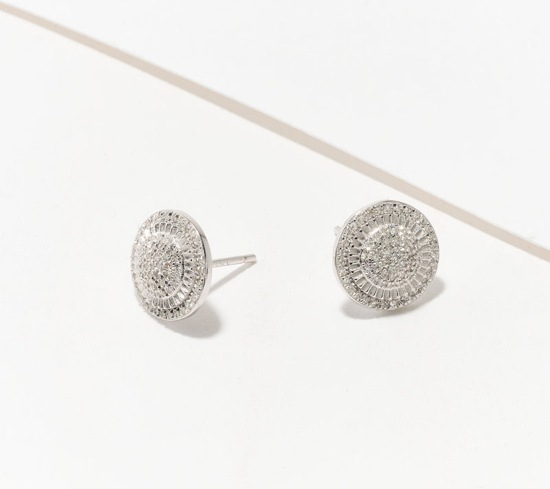 Affinity Diamonds 0.33 cttw Boxed Stud & Necklace Set, Sterling — View 5
