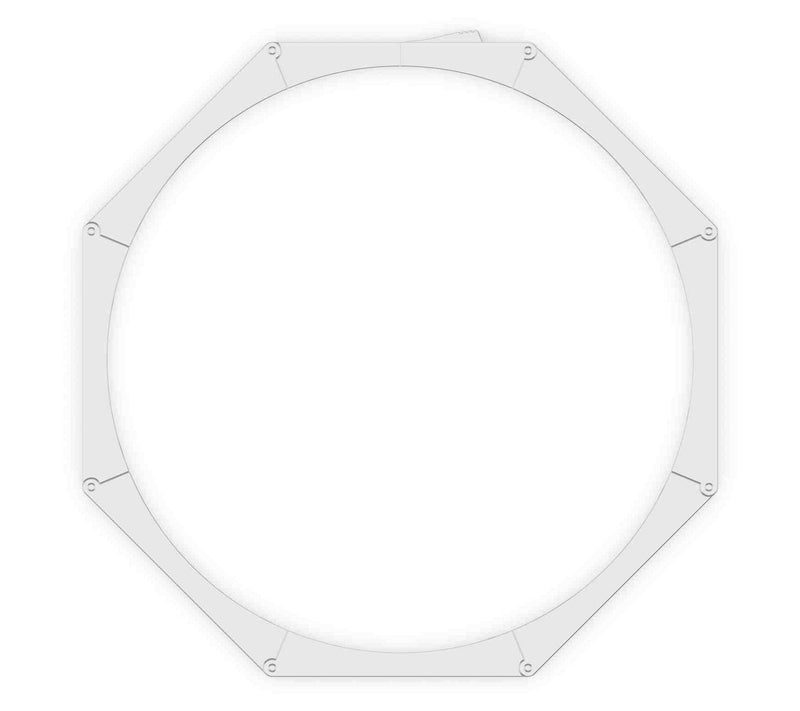 Vida Lab Diamonds Created Pink Mist Octagon Bangle, Sterling — View 5