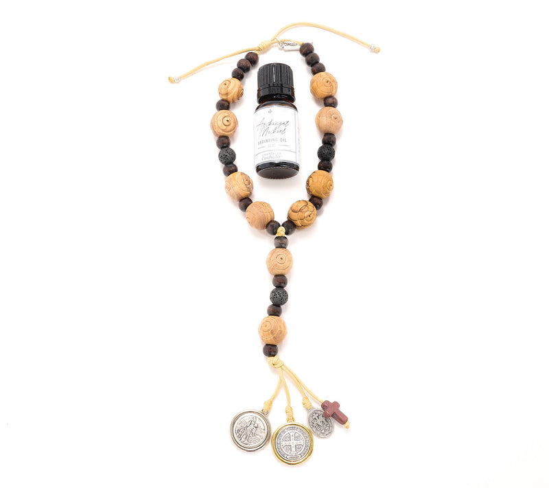 My Saint My Hero Blessing Charm Door Hanger w/ Essential Oil — View 13