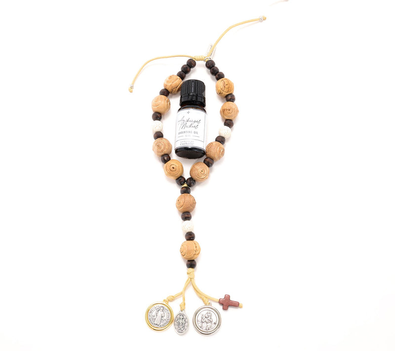 My Saint My Hero Blessing Charm Door Hanger w/ Essential Oil — View 15