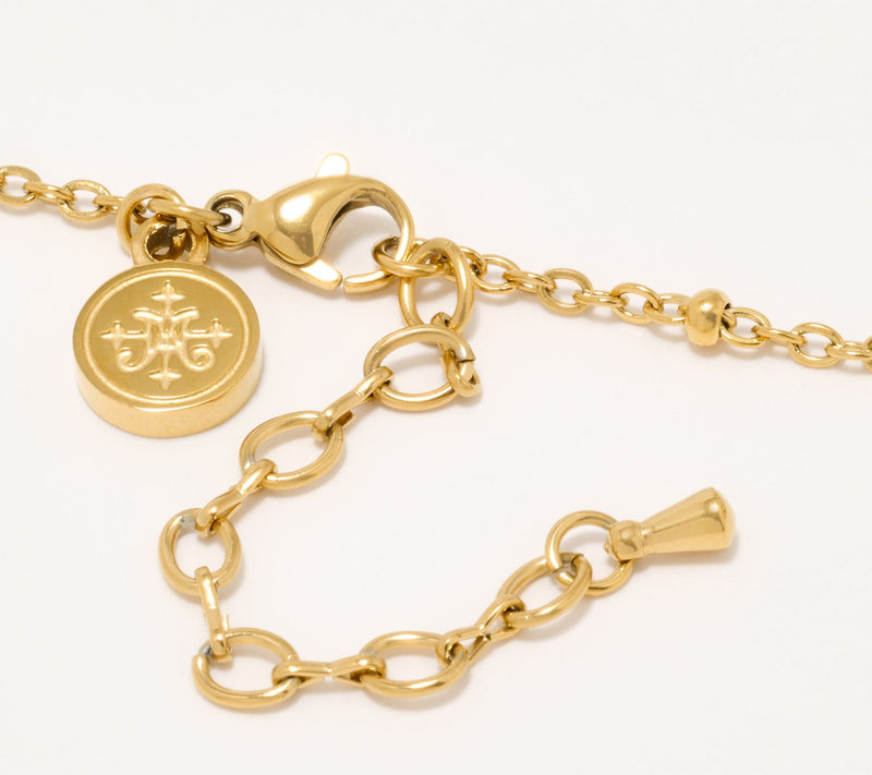 My Saint My Hero Lord's Prayer Medallion Necklace — View 3
